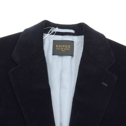 [Used] [Unused] EDIFICE rue ​​de seine Cotton Corduroy Casual Jacket Navy [Size 38] [NVY] [A/W] [Condition Rank S] [Men&