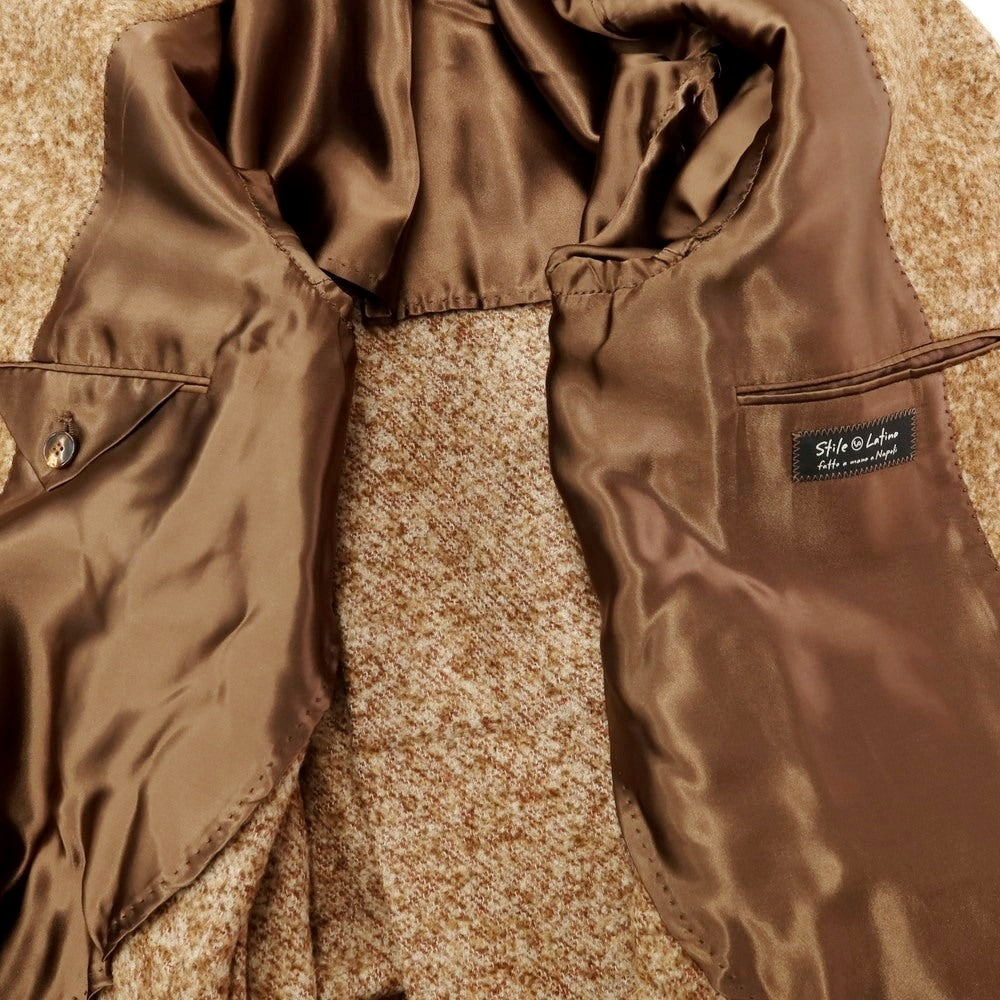 [Used] STILE LATINO Alpaca Double Breasted Polo Coat Brown [Size 44] [BRW] [A/W] [Condition Rank A] [Men&