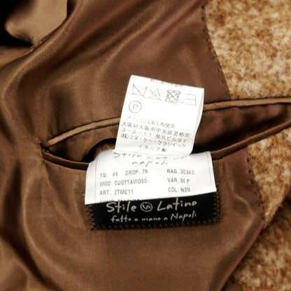 [Used] STILE LATINO Alpaca Double Breasted Polo Coat Brown [Size 44] [BRW] [A/W] [Condition Rank A] [Men&