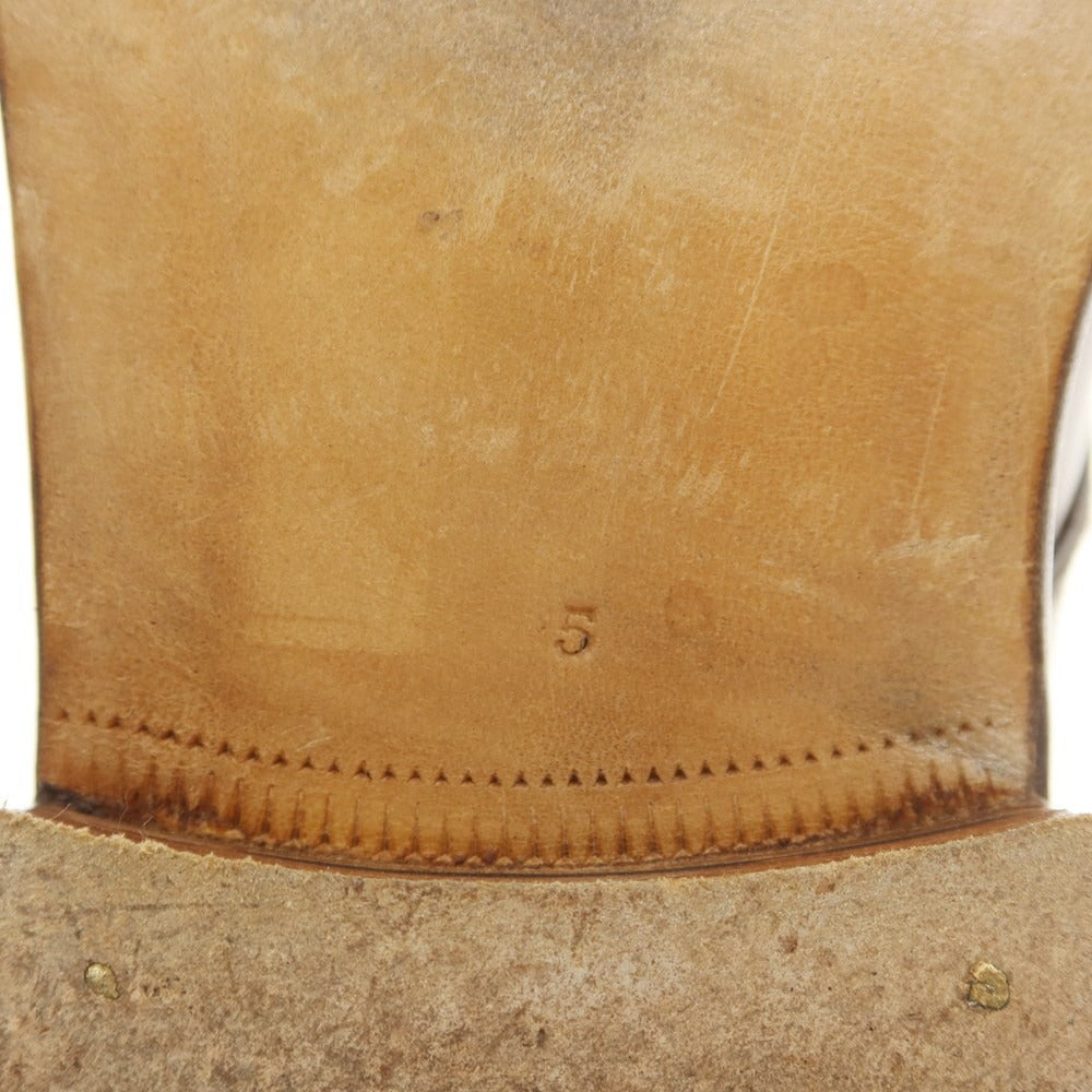 [Used] BONORA 1234 Single Monk Dress Shoes Brown [Size 5] [BRW] [S/S/A/W] [Condition Rank B] ​​[Men&