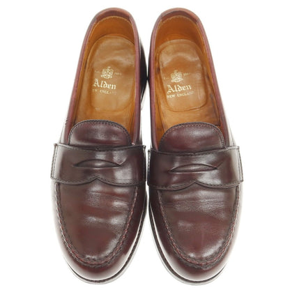 [Used] Alden 984 Oiled Leather Coin Loafers Burgundy [Size 6] [BRW] [S/S/A/W] [Condition Rank C] [Men&