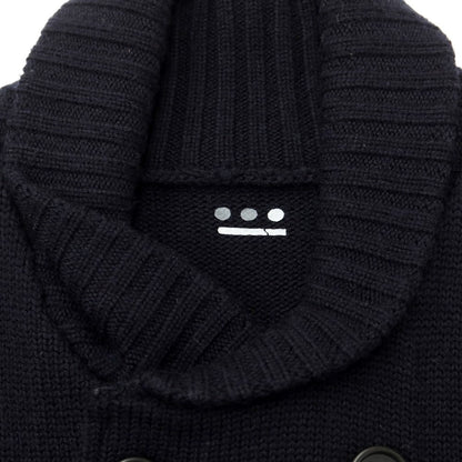 [Used] Three Dots Mid-gauge Wool Double Shawl Collar Cardigan Navy [Size L] [NVY] [A/W] [Condition Rank B] ​​[Men&