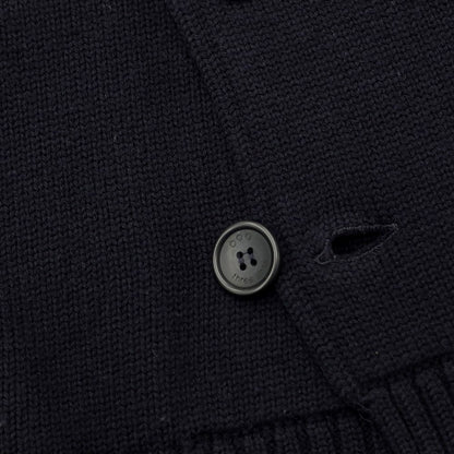 [Used] Three Dots Mid-gauge Wool Double Shawl Collar Cardigan Navy [Size L] [NVY] [A/W] [Condition Rank B] ​​[Men&