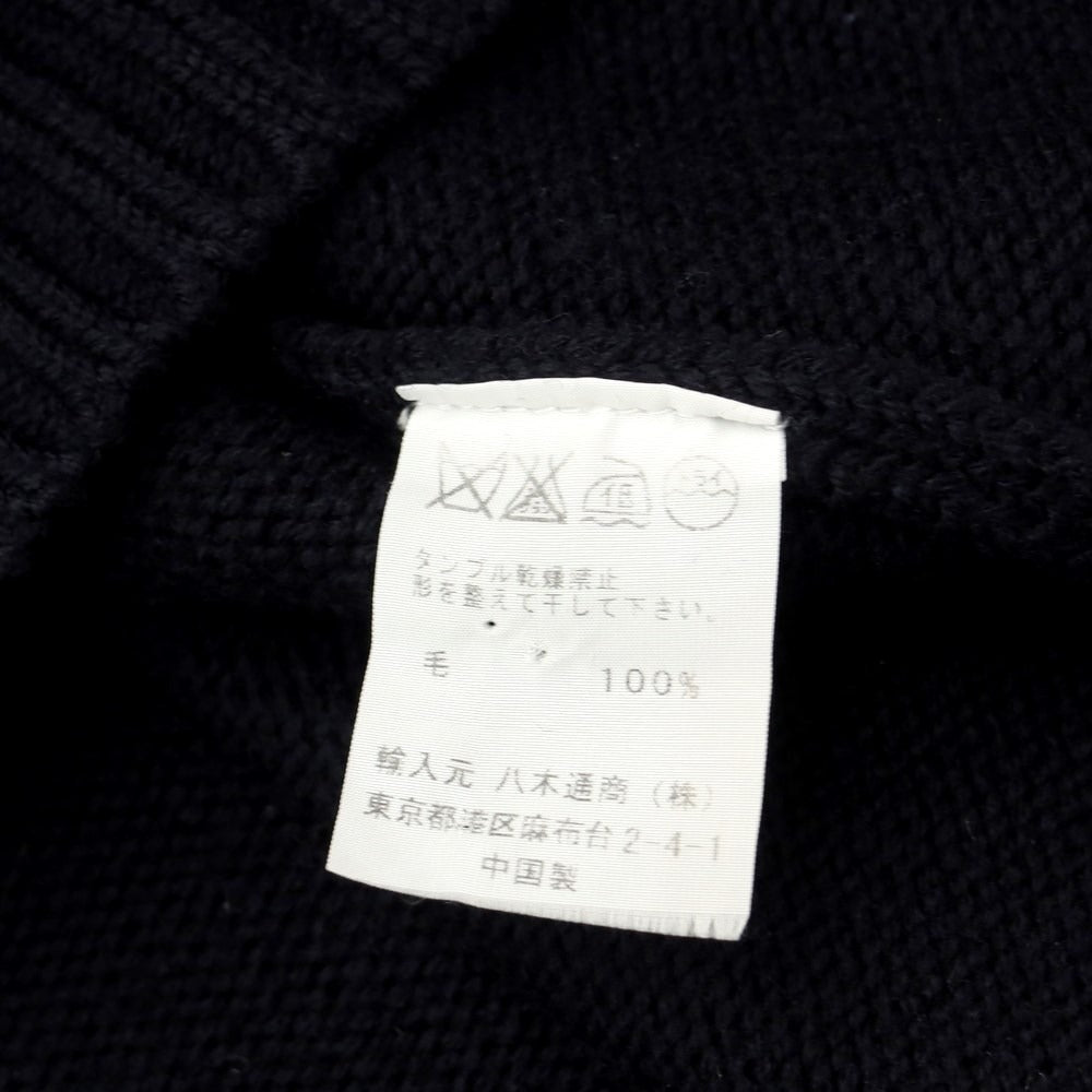 [Used] Three Dots Mid-gauge Wool Double Shawl Collar Cardigan Navy [Size L] [NVY] [A/W] [Condition Rank B] ​​[Men&