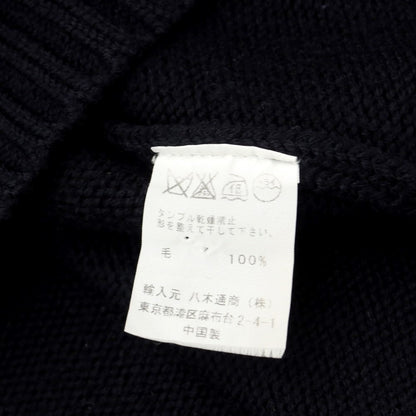 [Used] Three Dots Mid-gauge Wool Double Shawl Collar Cardigan Navy [Size L] [NVY] [A/W] [Condition Rank B] ​​[Men&