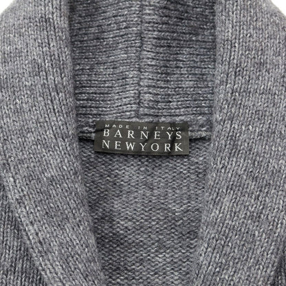 [Used] Barneys New York BARNEYS NEWYORK Mid-gauge shawl collar cardigan, gray [Size 52] [GRY] [A/W] [Condition Rank C] [Men&