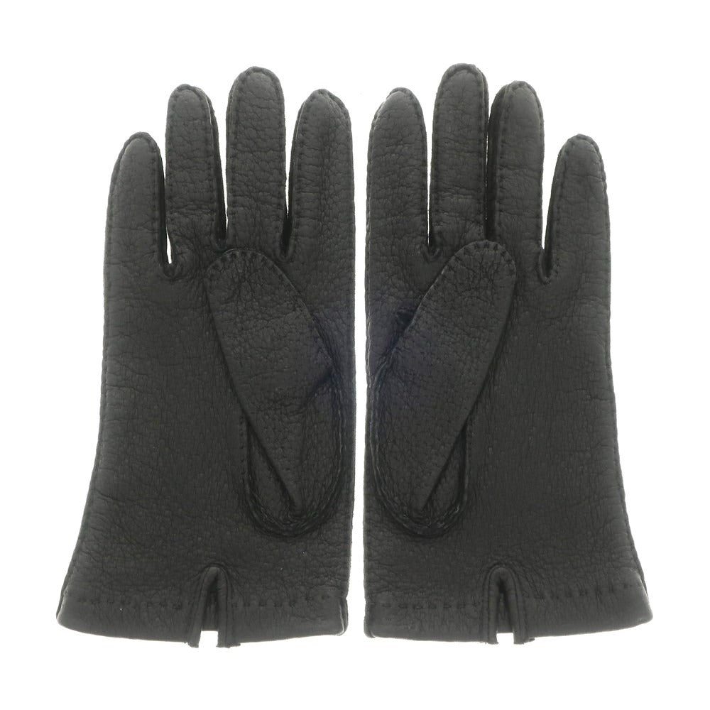 [Used] ROX Peccary Leather Gloves Black [Size 8] [BLK] [A/W] [Condition Rank A] [Men&