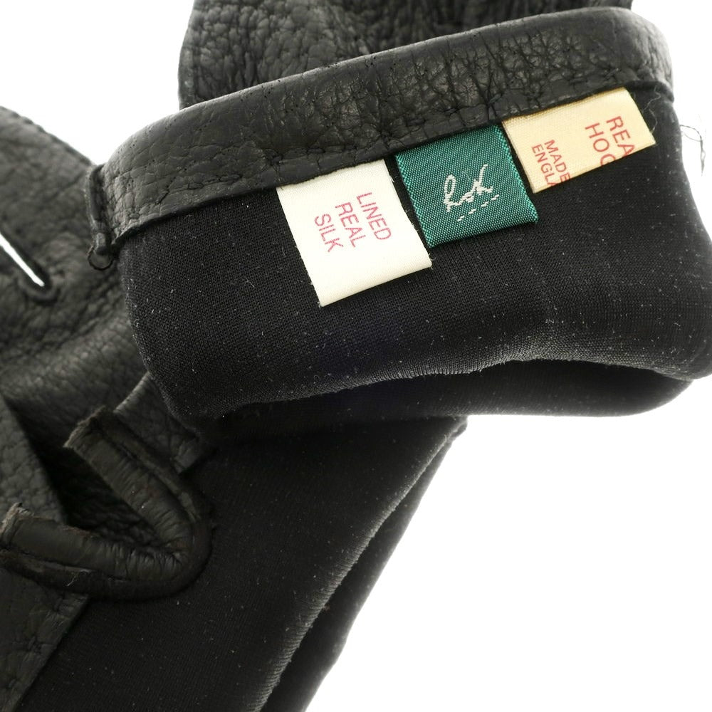 [Used] ROX Peccary Leather Gloves Black [Size 8] [BLK] [A/W] [Condition Rank A] [Men&