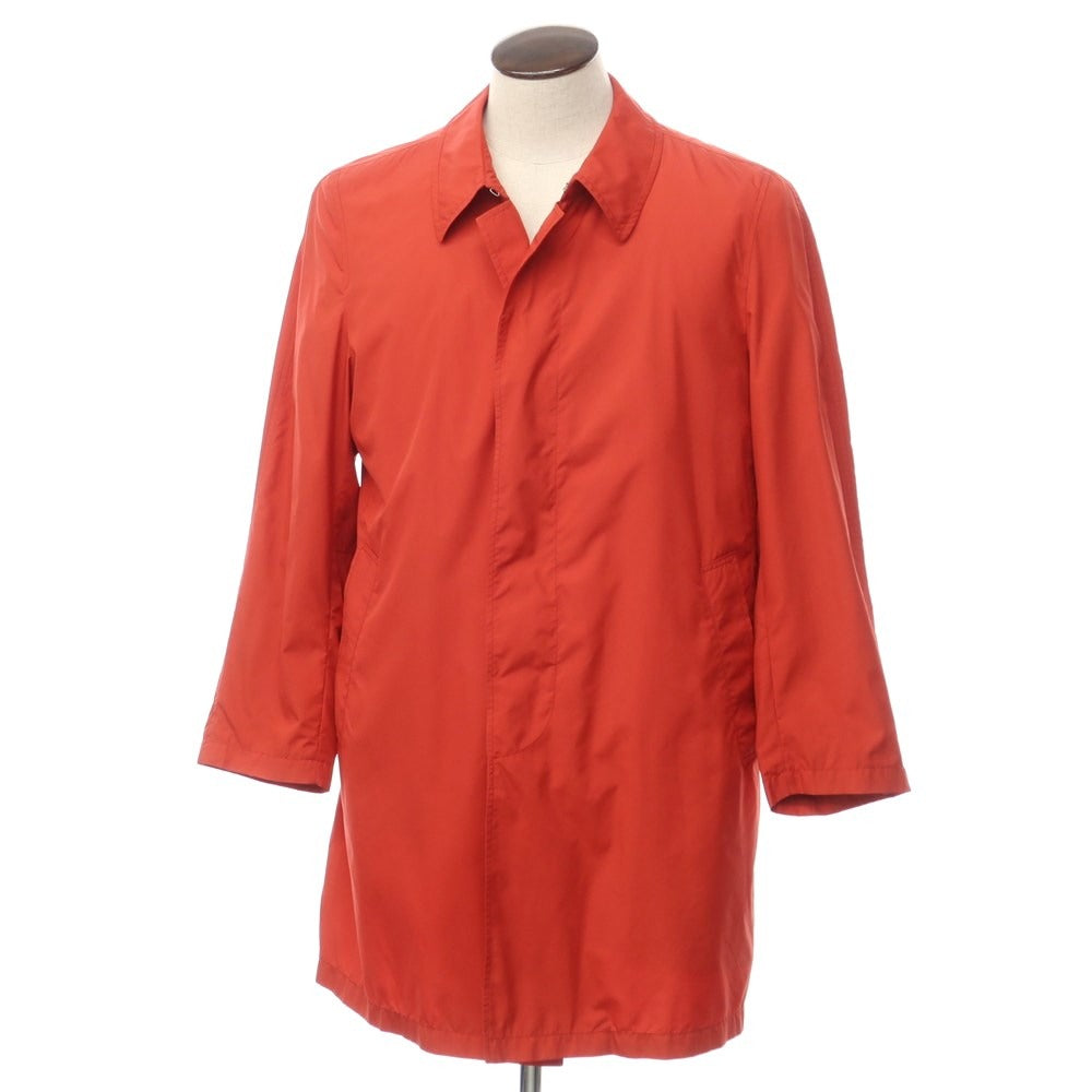 [Used] Herno Polyester Balmac Coat Red [No size indicated (L)] [Condition Rank C] [Men&