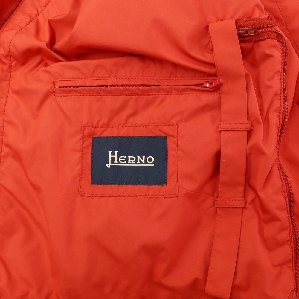 [Used] Herno Polyester Balmac Coat Red [No size indicated (L)] [Condition Rank C] [Men&