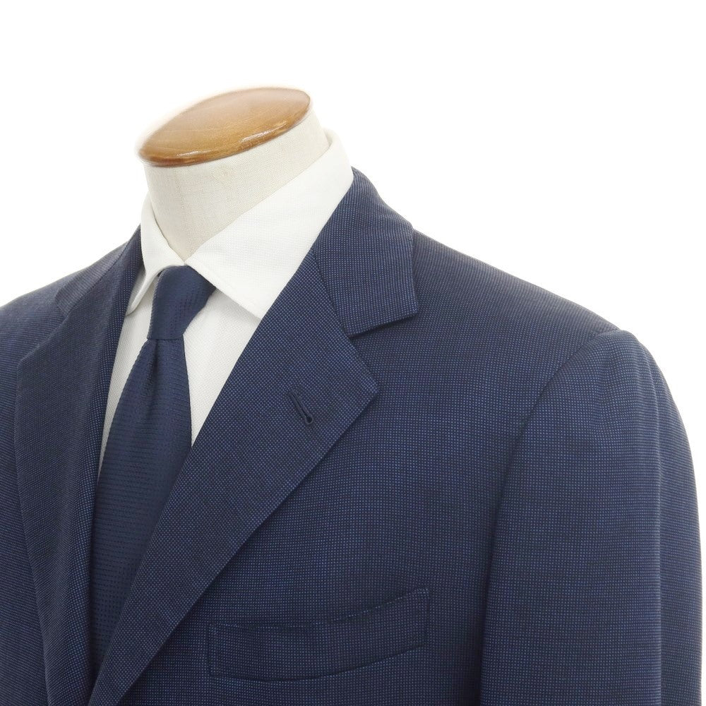 [Used] GIANNI CAMPAGNA wool 3-button suit, navy [48] [Condition rank D] [Men&