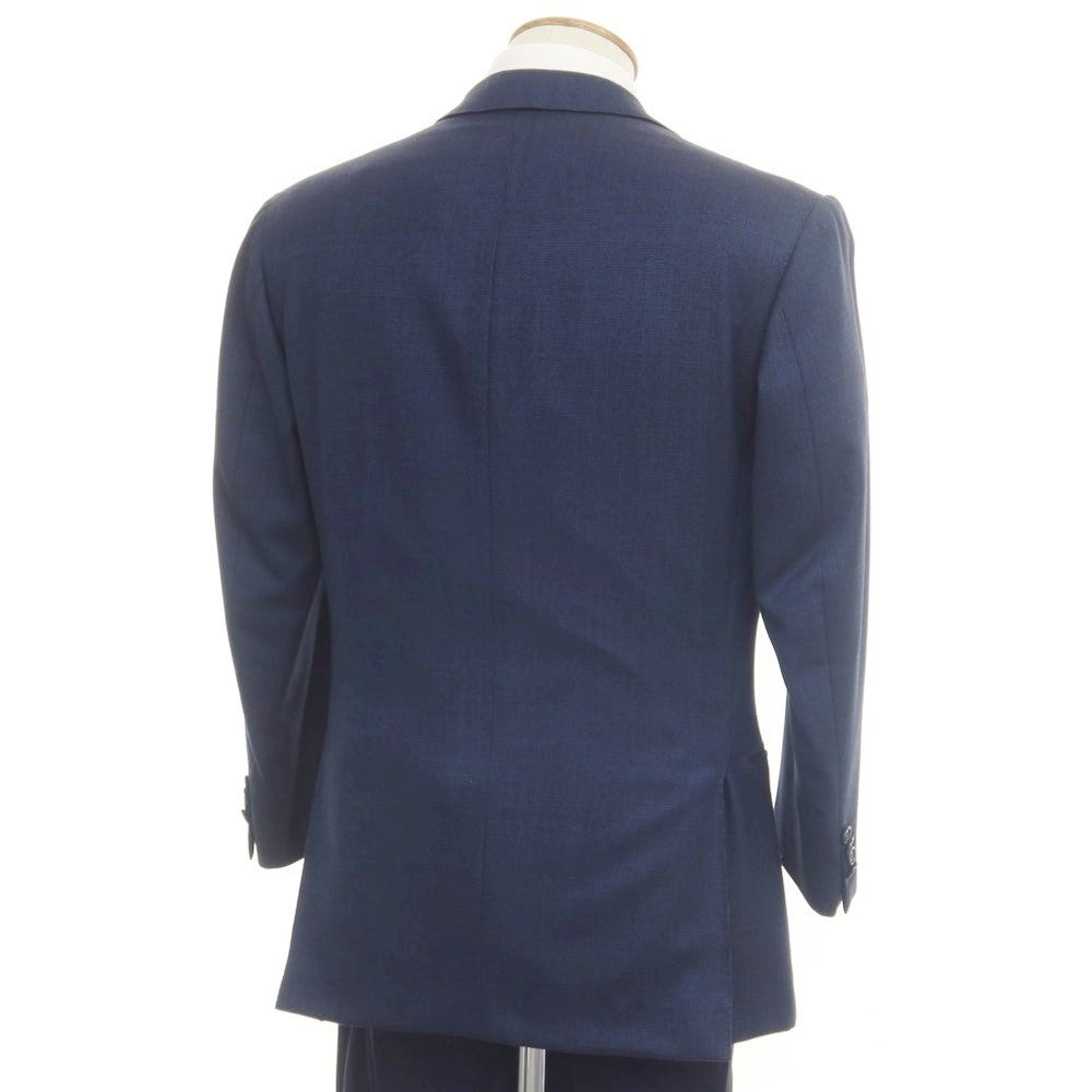 [Used] GIANNI CAMPAGNA wool 3-button suit, navy [48] [Condition rank D] [Men&