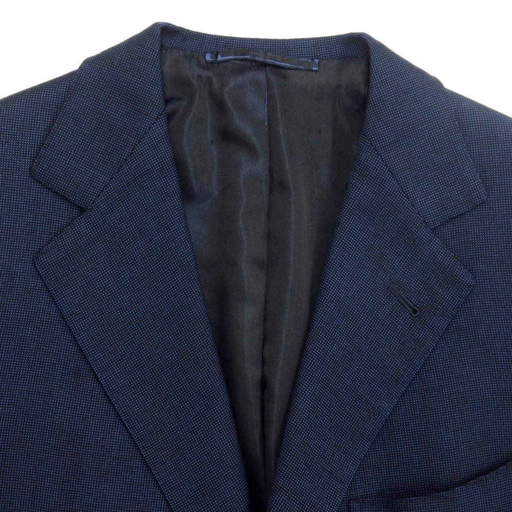 [Used] GIANNI CAMPAGNA wool 3-button suit, navy [48] [Condition rank D] [Men&