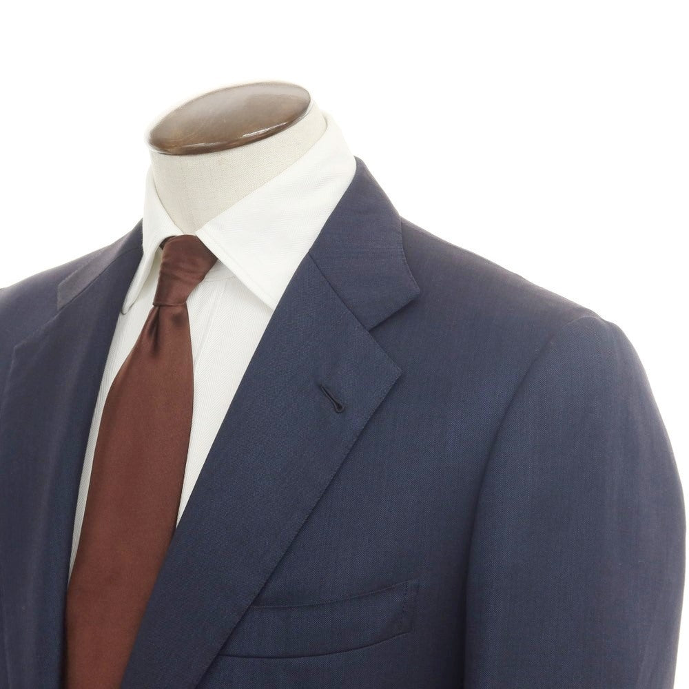 [Used] GIANNI CAMPAGNA wool 3-button suit, navy [No size indicated (approximately XL)] [Condition rank D] [Men&