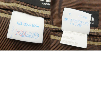 【中古】キートン Kiton ウールモヘヤ 3つボタンスーツ オーカー【 50 】【 状態ランクD 】【 メンズ 】
[BPD]