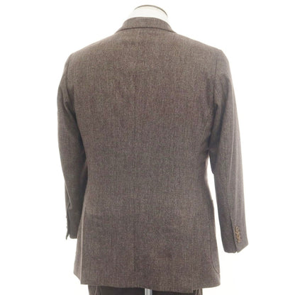 [Used] Kiton wool 3-button suit, brown [No size indicated (approximately XL)] [Condition rank D] [Men&