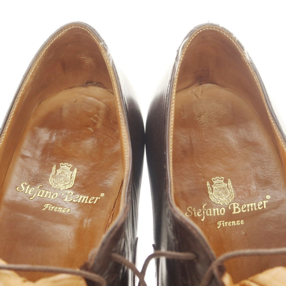 [Used] Stefano Bemer Quarter Brogue Dress Shoes Dark Brown [Size 39 1/2] [BRW] [S/S/A/W] [Condition Rank B] ​​[Men&