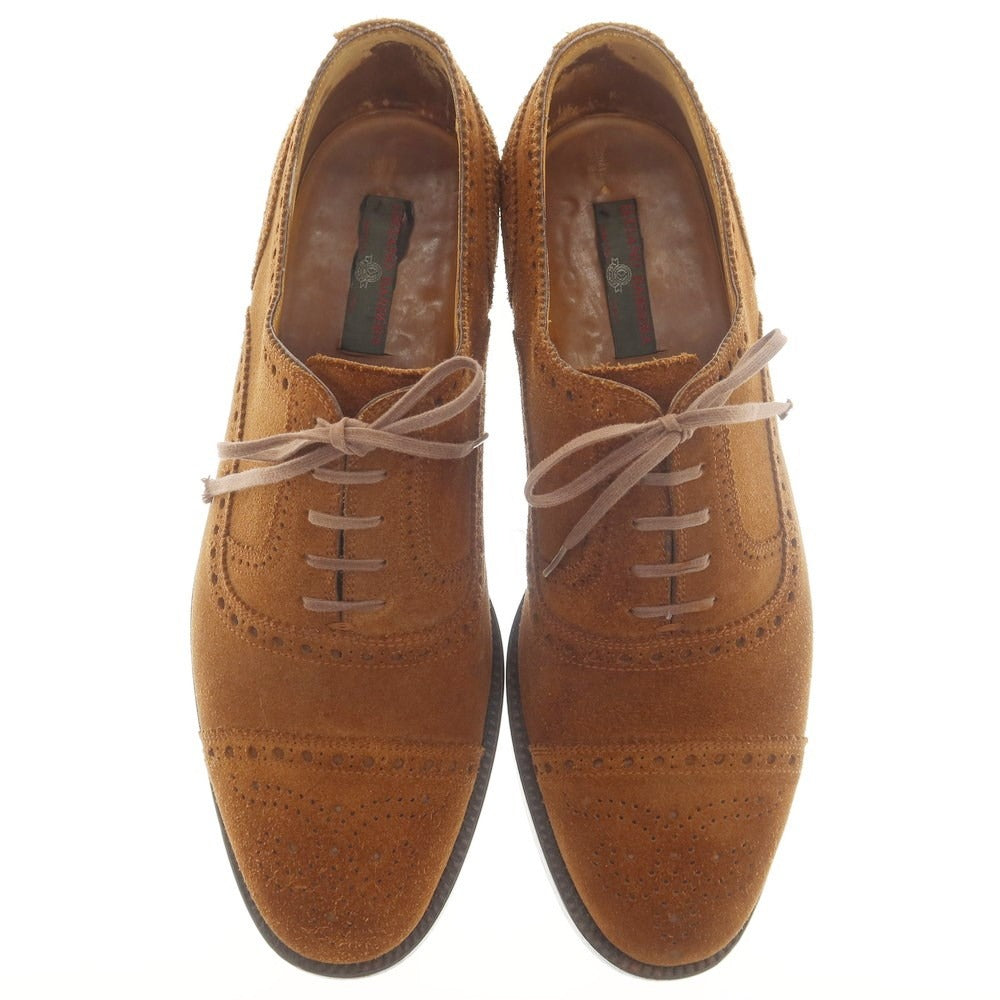 [Used] Luciano Barbera Suede Wingtip Dress Shoes Brown [Size 8] [BRW] [S/S/A/W] [Condition Rank C] [Men&