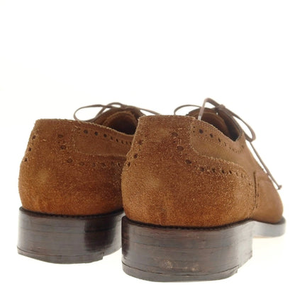 [Used] Luciano Barbera Suede Wingtip Dress Shoes Brown [Size 8] [BRW] [S/S/A/W] [Condition Rank C] [Men&