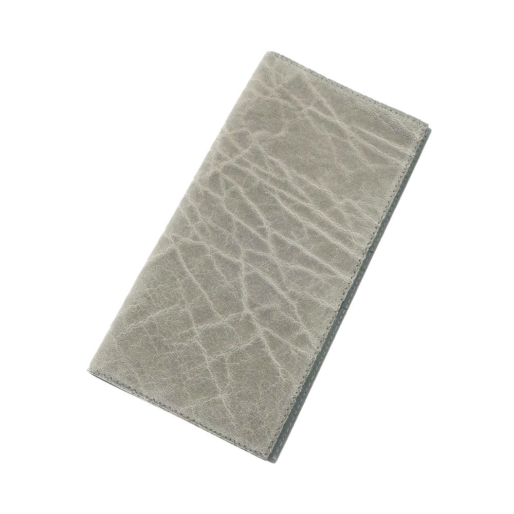 [Used] Almedo elephant leather long wallet, khaki gray x grayish green [GRY] [S/S/A/W] [Condition rank B] ​​[Men&