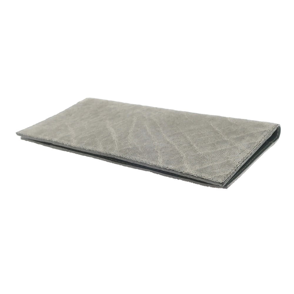 [Used] Almedo elephant leather long wallet, khaki gray x grayish green [GRY] [S/S/A/W] [Condition rank B] ​​[Men&