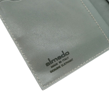 [Used] Almedo elephant leather long wallet, khaki gray x grayish green [GRY] [S/S/A/W] [Condition rank B] ​​[Men&