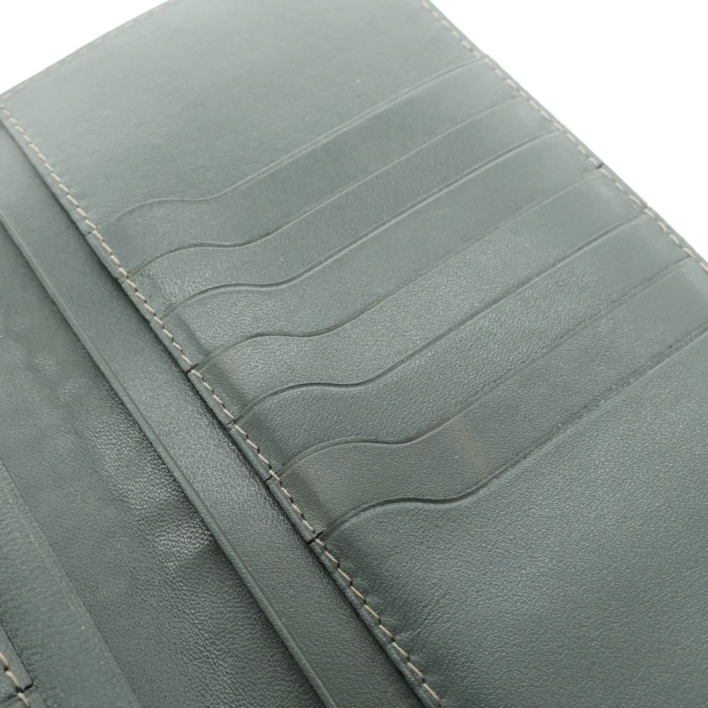 [Used] Almedo elephant leather long wallet, khaki gray x grayish green [GRY] [S/S/A/W] [Condition rank B] ​​[Men&