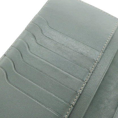 [Used] Almedo elephant leather long wallet, khaki gray x grayish green [GRY] [S/S/A/W] [Condition rank B] ​​[Men&