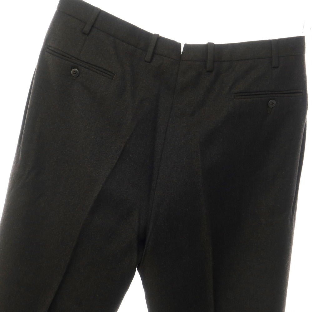 [Used] INCOTEX Wool Dress Slacks Pants Dark Brown [Size 54] [BRW] [A/W] [Condition Rank D] [Men&