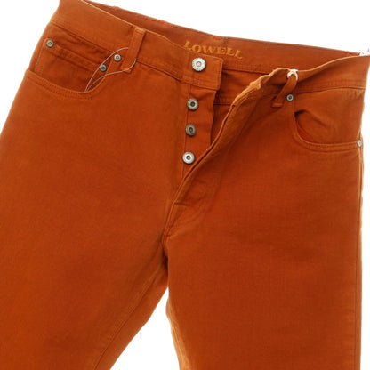 [Used] LOWELL Jeans Denim Pants Orange [Size 34] [ORG] [S/S/A/W] [Condition Rank B] ​​[Men&