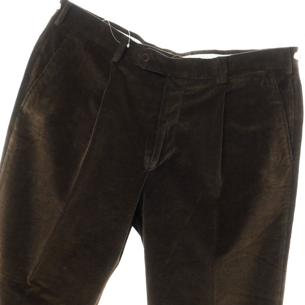 【中古】ベルベスト Belvest コットン コーデュロイパンツ ブラウン【サイズ記載なし（XL位）】【BRW】【A/W】【状態ランクB】【メンズ】【768790】