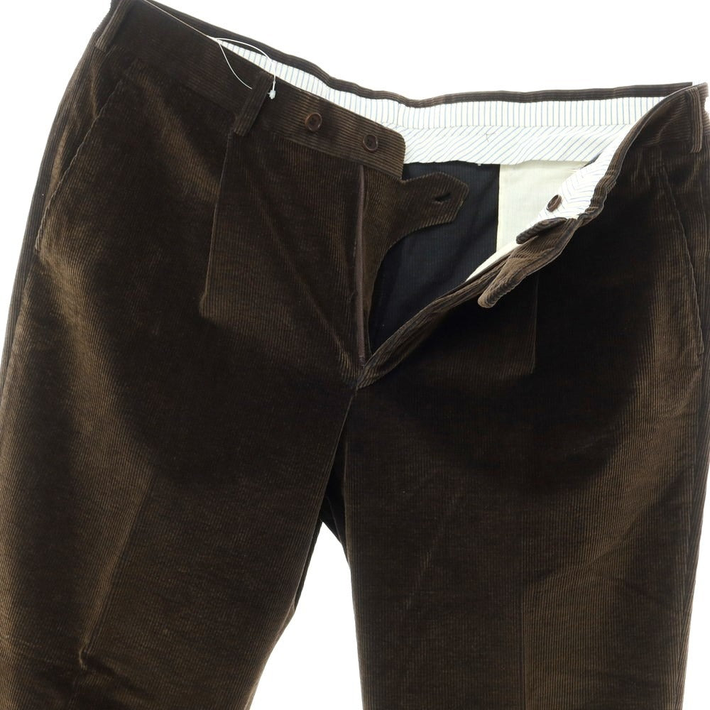 [Used] Belvest Cotton Corduroy Pants Brown [Size not specified (approximately XL)] [BRW] [A/W] [Condition Rank B] ​​[Men&