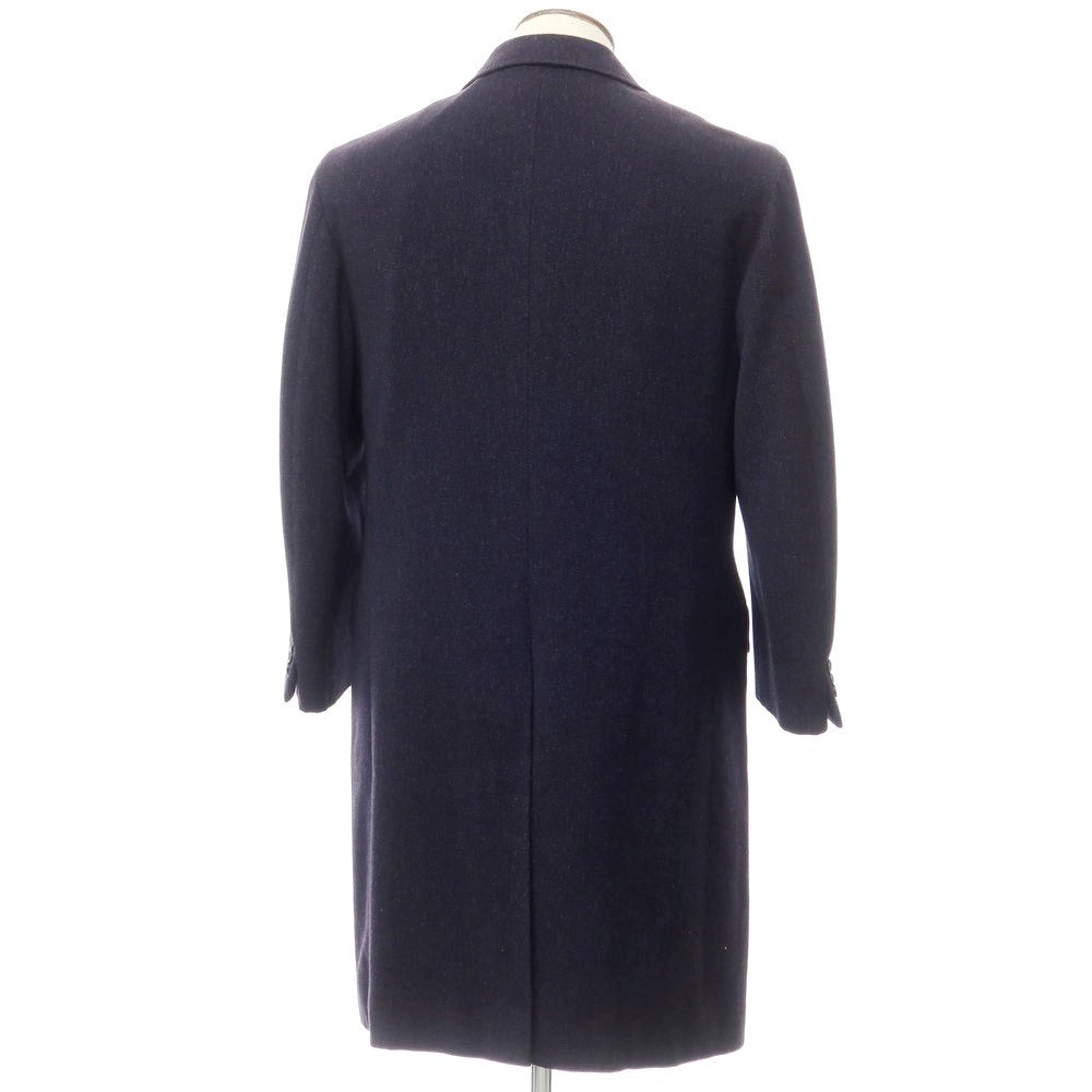 [Used] Sartorio wool cotton cashmere double-breasted coat, navy [size 50] [NVY] [A/W] [Condition rank B] ​​[Men&