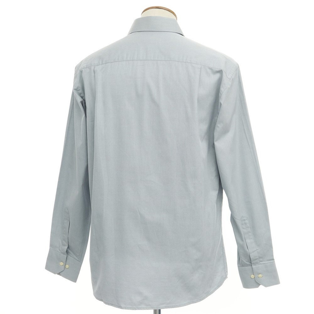 [Used] Brioni Cotton Semi-Wide Collar Dress Shirt, Gray [Size 40] [GRY] [S/S/A/W] [Condition Rank B] ​​[Men&