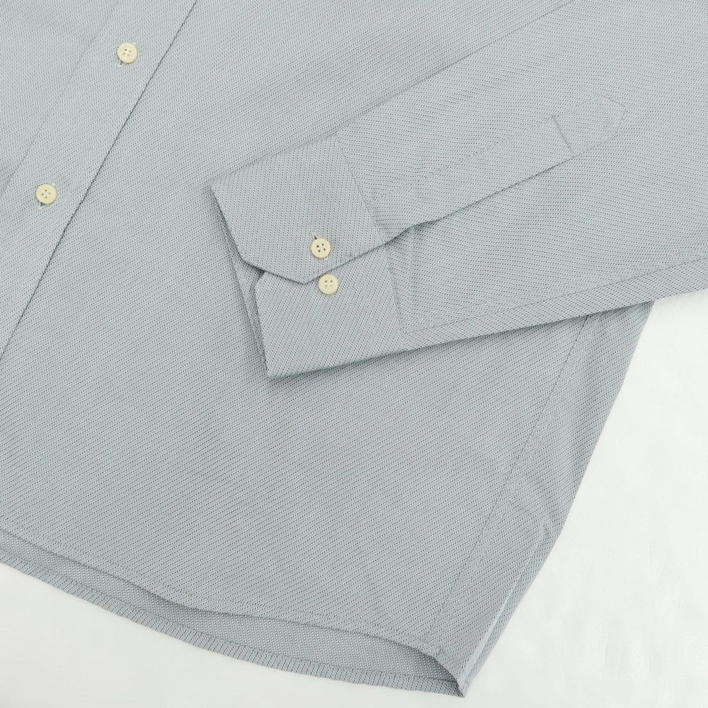 [Used] Brioni Cotton Semi-Wide Collar Dress Shirt, Gray [Size 40] [GRY] [S/S/A/W] [Condition Rank B] ​​[Men&