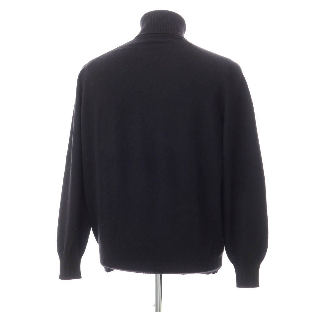 【中古】ブルネロクチネリ Brunello Cucinelli ハイゲージウールカシミヤ タートルネックニット ブラック【サイズ46】【BLK】【A/W】【状態ランクC】【メンズ】【768792】