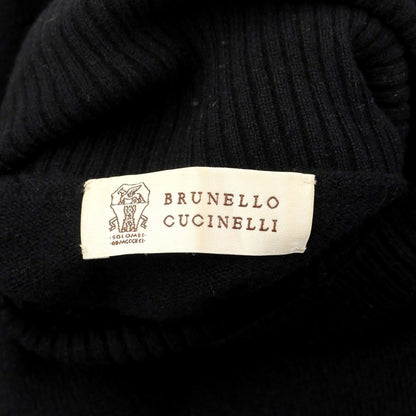 [Used] Brunello Cucinelli High Gauge Wool Cashmere Turtleneck Knit Black [Size 46] [BLK] [A/W] [Condition Rank C] [Men&