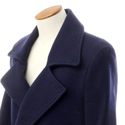 [Used] AMI Alexandre Mattiussi Wool Double Breasted Coat Navy [Size 46] [NVY] [A/W] [Condition Rank C] [Men&