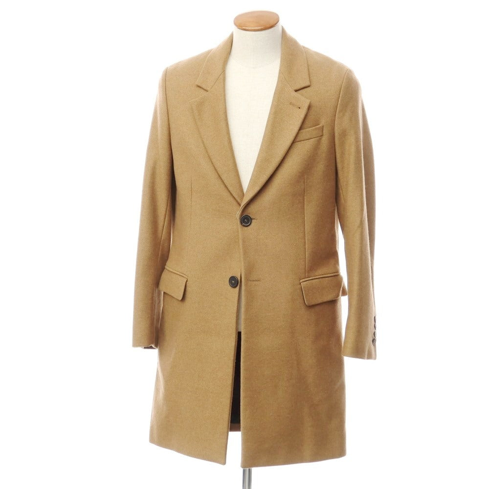 [Used] AMI Alexandre Mattiussi Wool Nylon Chesterfield Coat Light Brown [Size 46] [BRW] [A/W] [Condition Rank C] [Men&