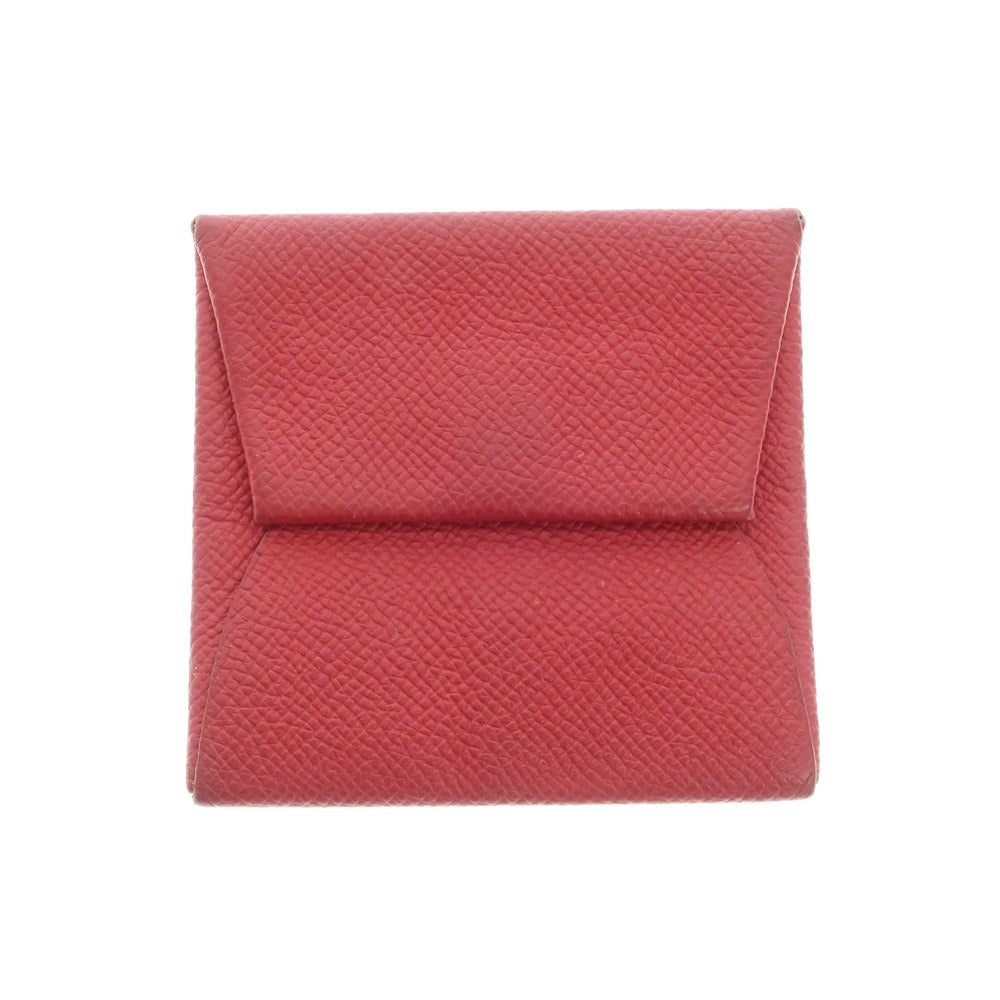 [Used] Hermes HERMES Embossed Leather Coin Case Red [RED] [S/S/A/W] [Condition Rank C] [Unisex] [768775]
 [EPD]