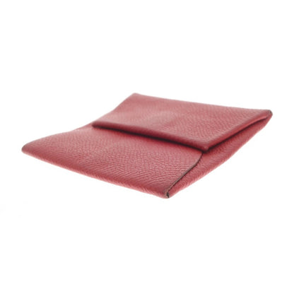 [Used] Hermes HERMES Embossed Leather Coin Case Red [RED] [S/S/A/W] [Condition Rank C] [Unisex] [768775]
 [EPD]