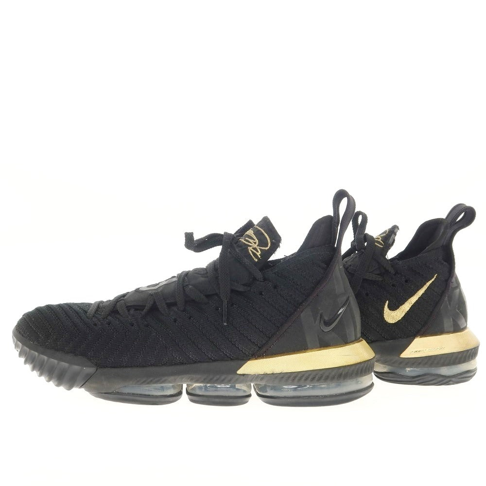 [Used] Nike NIKE LEBRON 16 Sneakers Black x Gold [Size 29cm] [BLK] [S/S/A/W] [Condition Rank C] [Men&