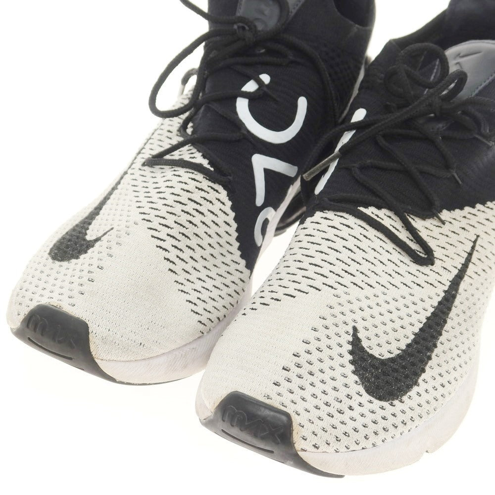 [Used] Nike NIKE AIR MAX 270 FLYKNIT sneakers white x black [Size 29cm] [WHT] [S/S/A/W] [Condition Rank C] [Men&