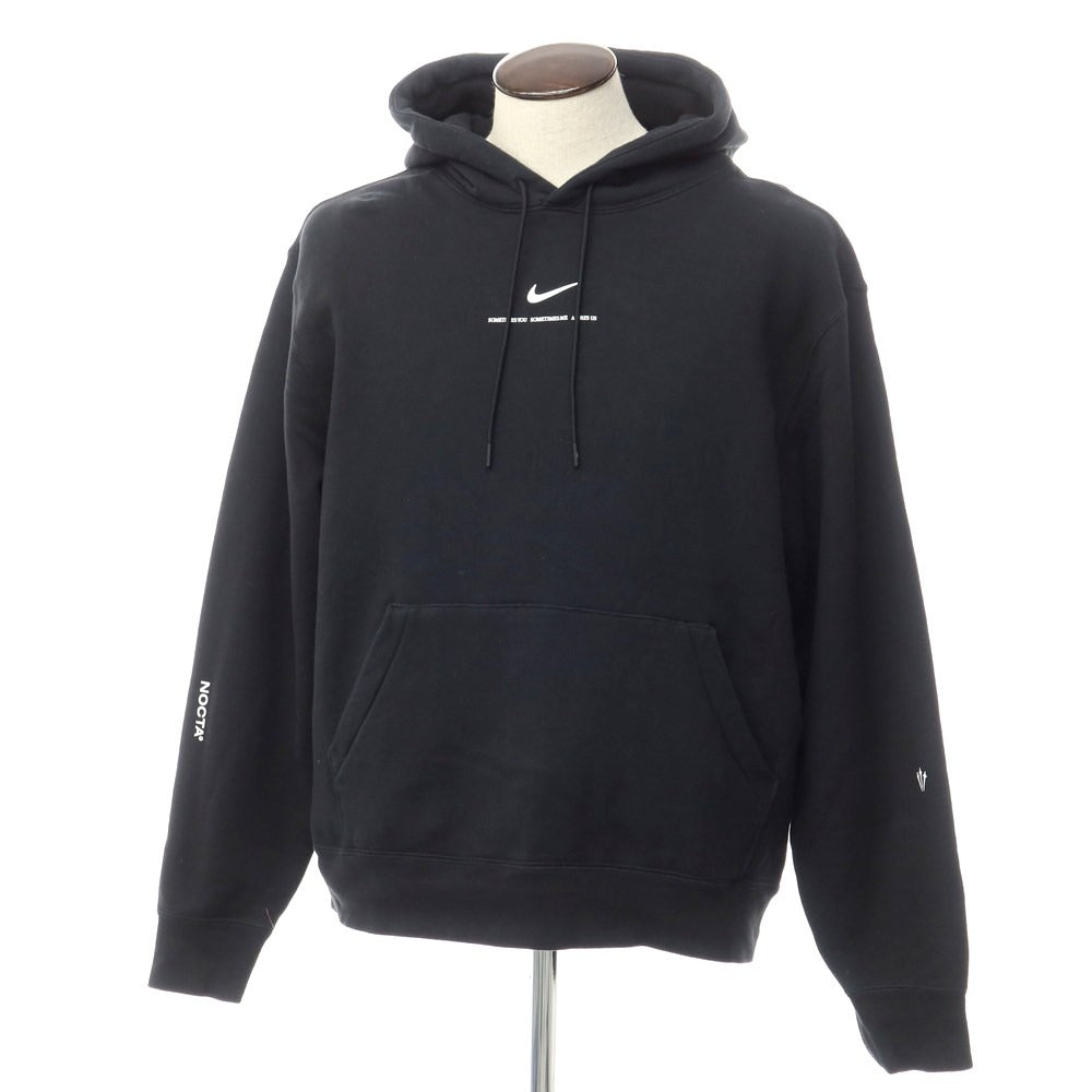 【中古】ナイキ NIKE NOCTA Basketball Hoodie コットン プルオーバー パーカー ブラック【サイズXL】【BLK】【A/W】【状態ランクC】【メンズ】【768791】