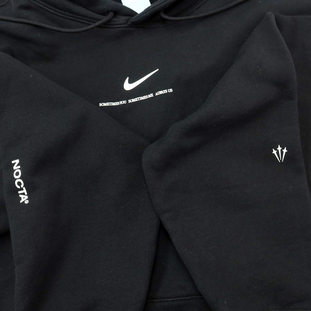 [Used] Nike NOCTA Basketball Hoodie Cotton Pullover Hoodie Black [Size XL] [BLK] [A/W] [Condition Rank C] [Men&