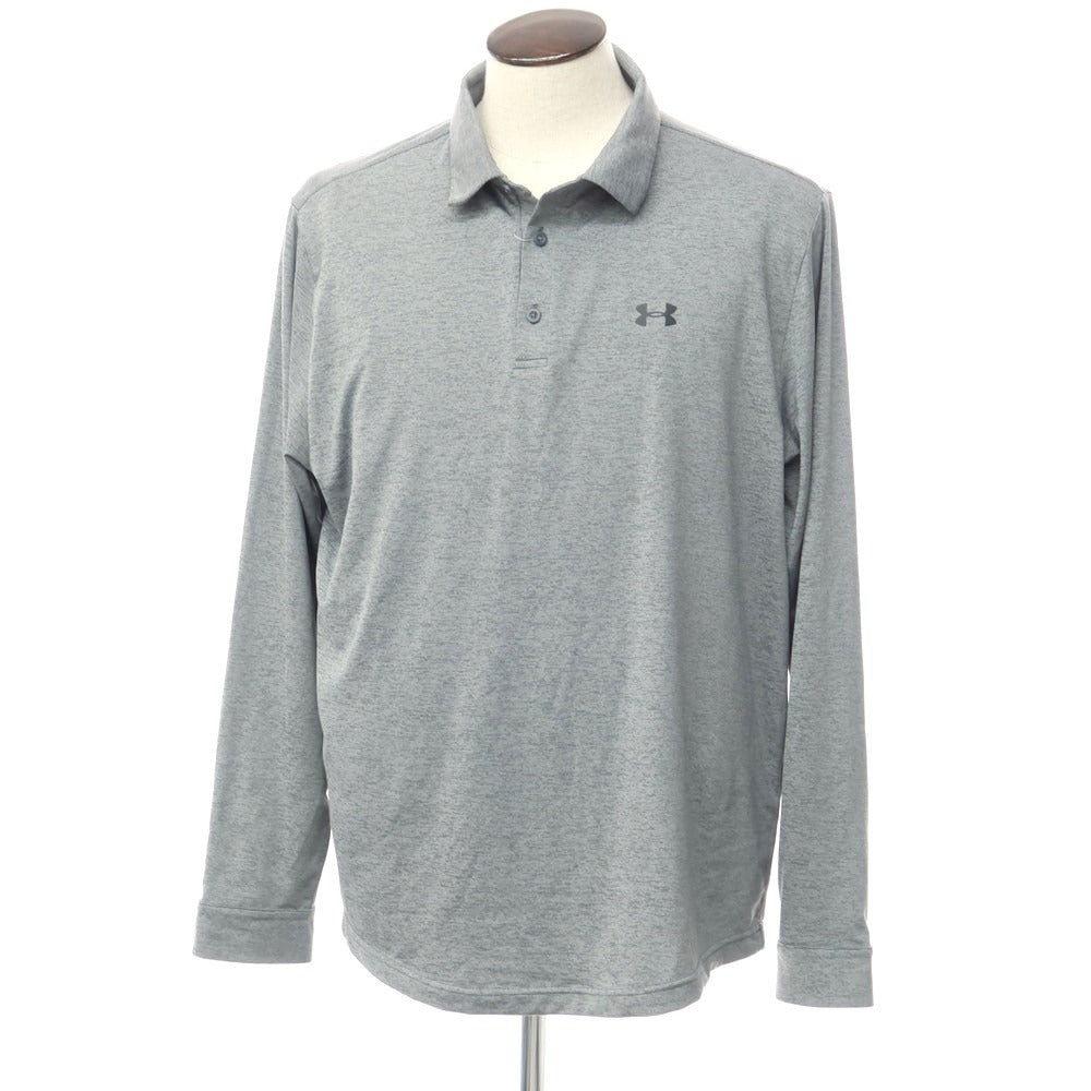 [Used] Under Armour UNDER ARMOUR Polyester Long Sleeve Polo Shirt Gray [Size XL] [GRY] [S/S/A/W] [Condition Rank C] [Men&