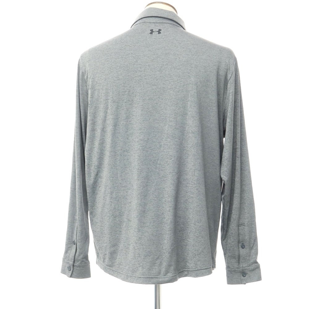 [Used] Under Armour UNDER ARMOUR Polyester Long Sleeve Polo Shirt Gray [Size XL] [GRY] [S/S/A/W] [Condition Rank C] [Men&