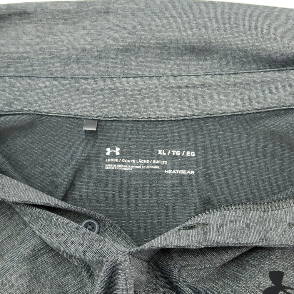 [Used] Under Armour UNDER ARMOUR Polyester Long Sleeve Polo Shirt Gray [Size XL] [GRY] [S/S/A/W] [Condition Rank C] [Men&