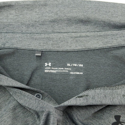 [Used] Under Armour UNDER ARMOUR Polyester Long Sleeve Polo Shirt Gray [Size XL] [GRY] [S/S/A/W] [Condition Rank C] [Men&