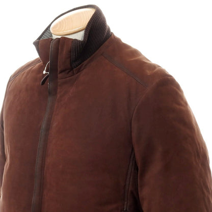 [Used] Berluti Nubuck Leather Down Jacket Brown [44] [Condition Rank B] ​​[Men&